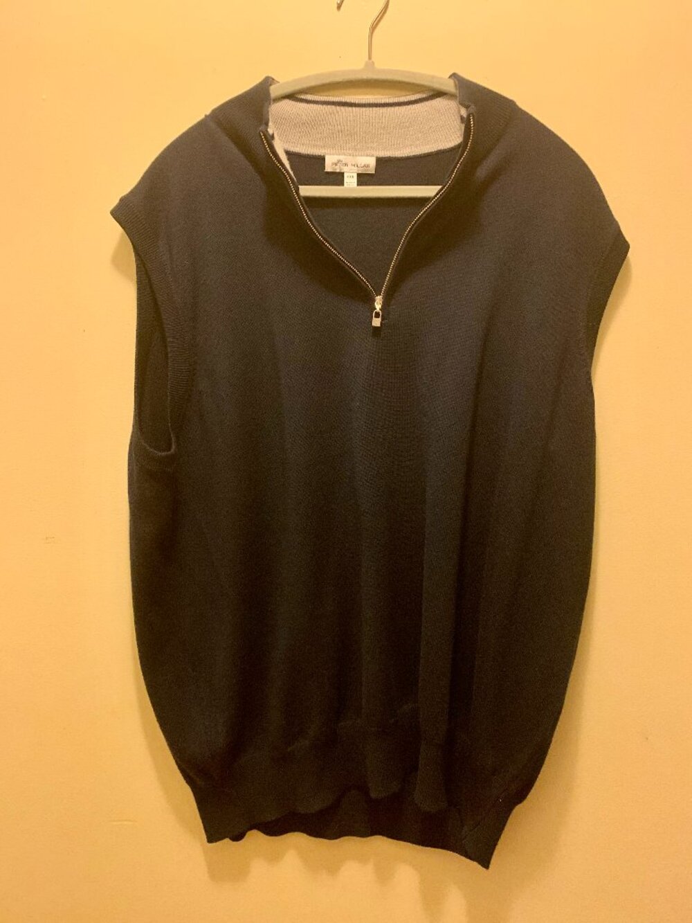 Peter Millar Merino Wool Vest quarter zip XXL Super Soft